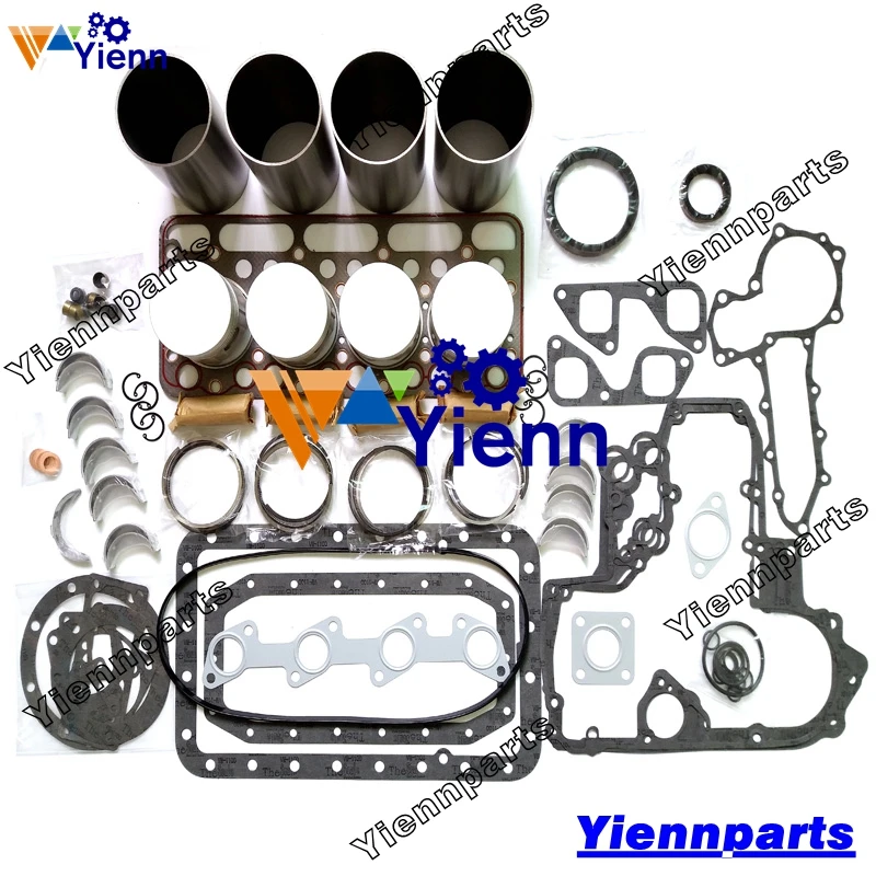 V1902DIA V1902B V1902 капитальный Ремонтный комплект для двигателя Kubota L3650F L3250DT L3450F