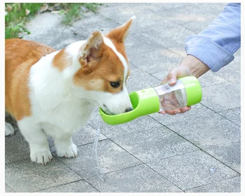 

Portable Pet Dog Water Bottle Outdoor Travel Dog Cat Water Feeder Dispenser Drinking Bowl Cup For Puppy Small Large Dog Supplies
