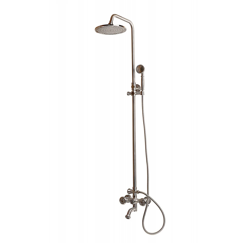 Стойка для душа Milacio Almeria MC.100.SL (аэратор; защита от известковых отложений; керамический картридж)