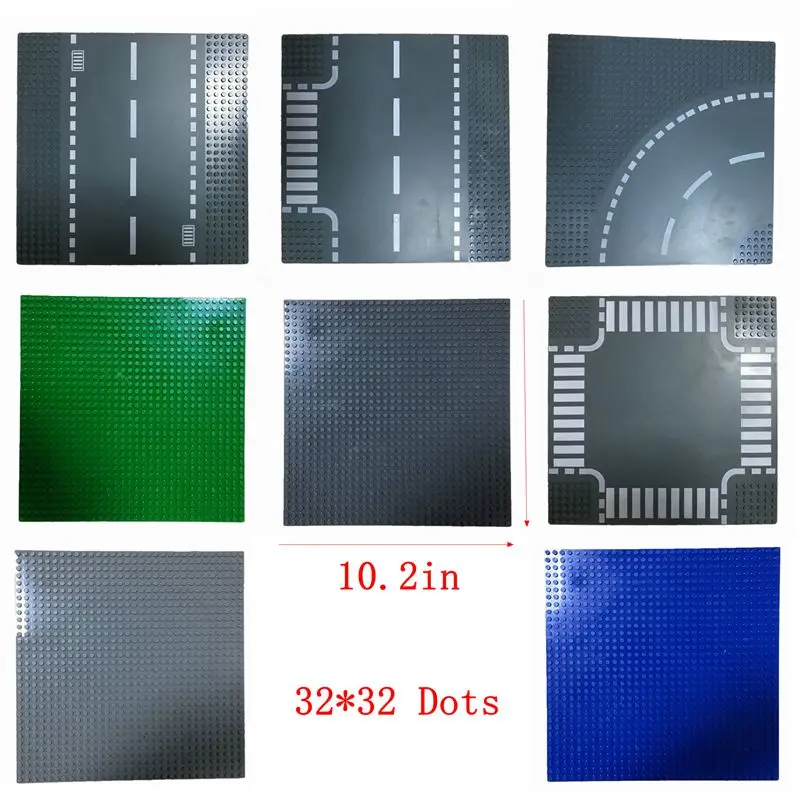 

Compatible for Legoing Baseplate 32*32 & 16*32 Dots Base Plate for Figures Building Blocks Toy for Children Baseplate Base Plate