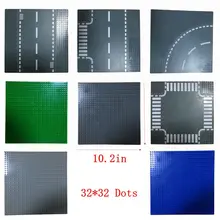 Uyumlu kilitleme için taban plakası 32*32 & 16*32 nokta taban plakası rakamlar yapı taşları oyuncak çocuk taban plakası taban plakası