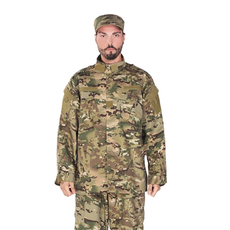 10 видов цветов Военная униформа для мужчин армейская тактическая спецназа ACU Militar солдат для мужчин боевая одежда брюки комплект камуфляжной формы - Цвет: CP set