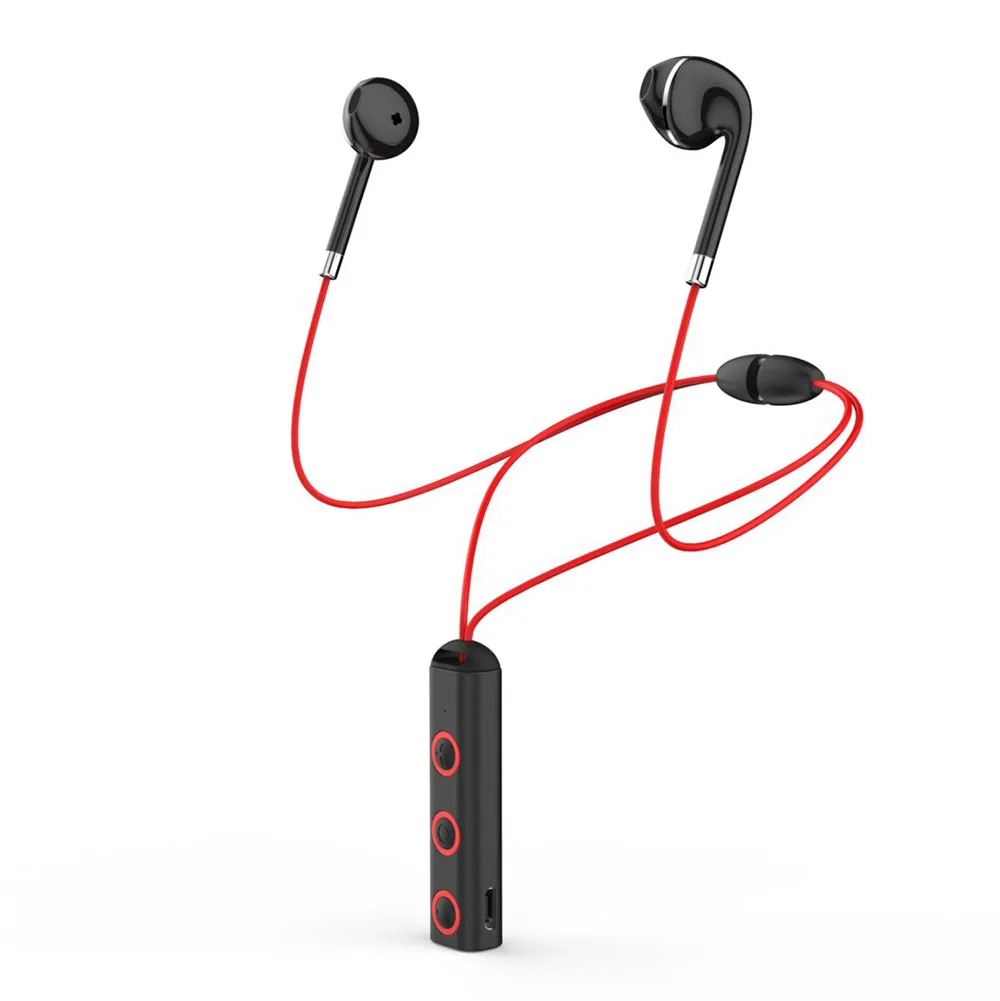 Спортивные bluetooth наушники спортивные беспроводные наушники громкой связи bluetooth наушники бас гарнитуры с микрофоном для телефона xiaomi iphone 7