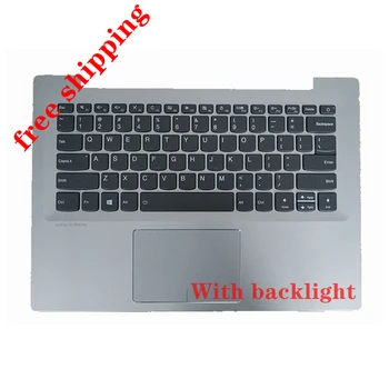 

New Palmrest Topcase To for Lenovo IdeaPad 520s-14 7000-14 US Keyboard Upper Case Cover with Touchpad,Silver Rose Gold