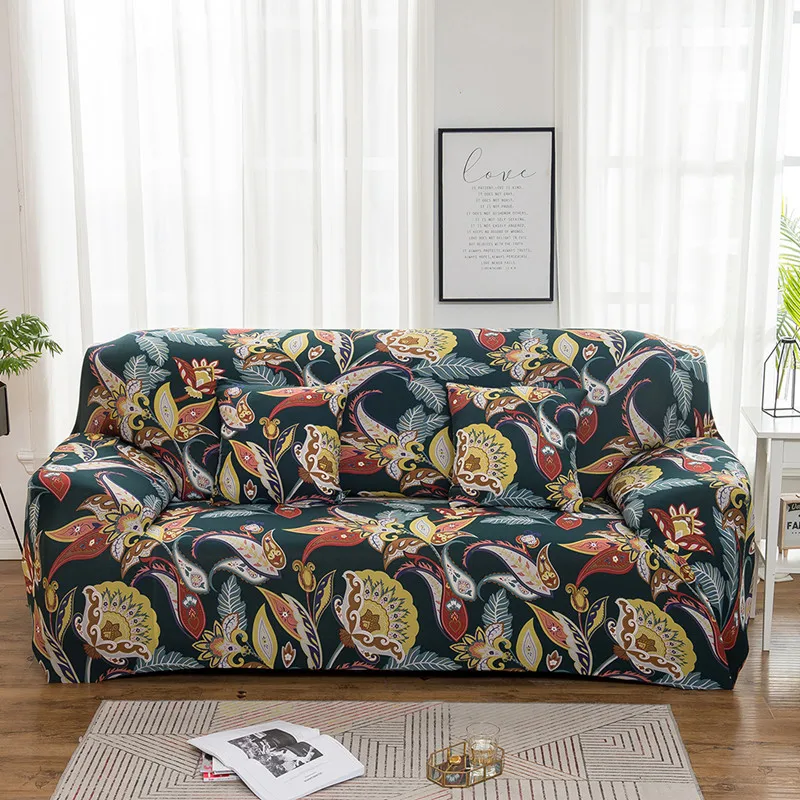 Elastic Sofa Cover with 1 FREE Pillow Cover 21