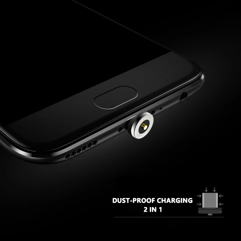 Магнитный usb-кабель type-c для samsung S9 супер быстрое зарядное устройство кабель для Xiaomi 90 градусов светодиодный светящийся usb-кабель для IPhone Xs Max