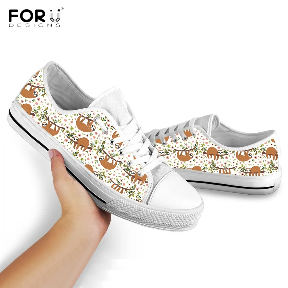 FORUDESIGNS обувь из вулканизированной Вулканизированной Ткани с милым рисунком животных; сезон весна-осень; повседневные женские кроссовки на плоской подошве; женская обувь