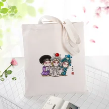 Китайские элементы сумка для покупок сумка для ежедневного использования холщовая Сумочка текст DIY пользовательский принт Логотип эко многоразовая утилизация