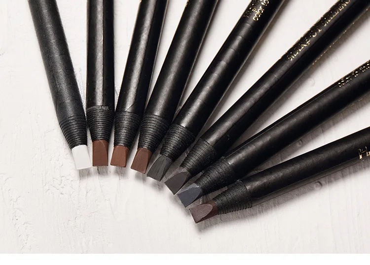 YuBeauty твердый карандаш для бровей водостойкий натуральный стойкий профессиональный макияж hz001