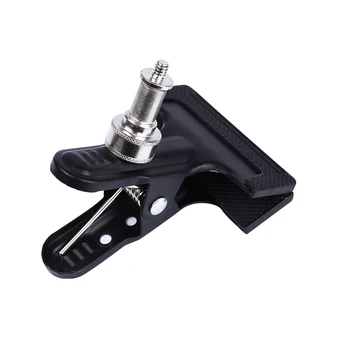 

Photo Studio Background Clip Backdrop Clamp with Spigot 1/4" Screw for Light stands Studio Backdrop Photography Accessories
