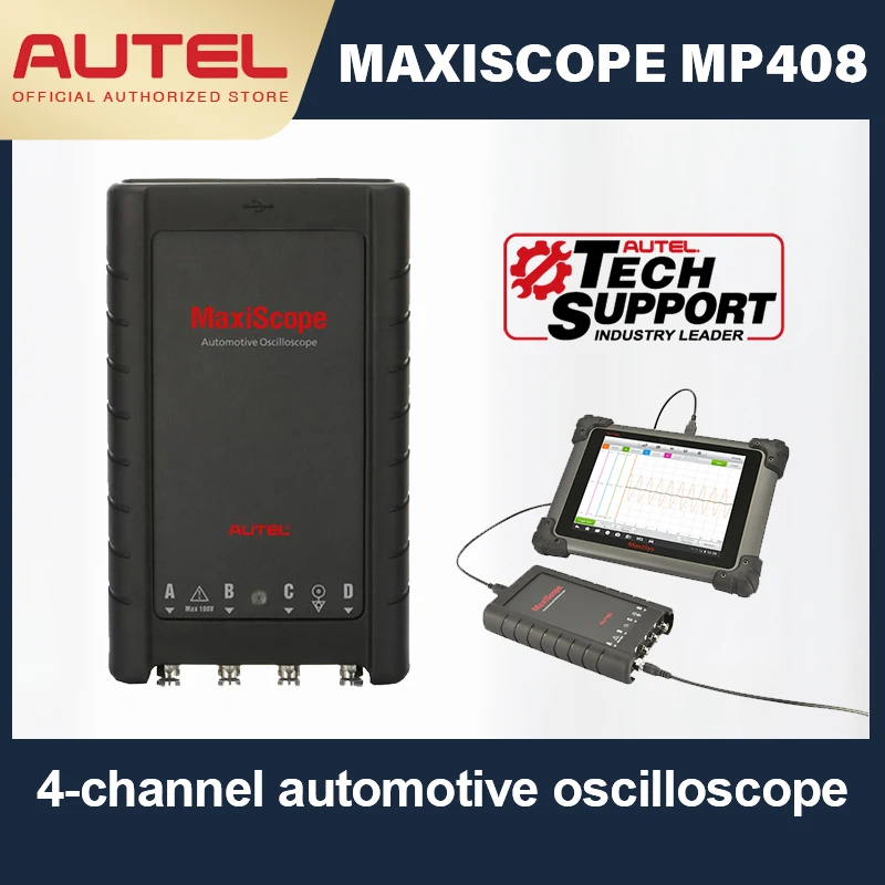 Базовый набор AUTEL MaxiScope MP408 автомобильный осциллограф дисплей для чтения