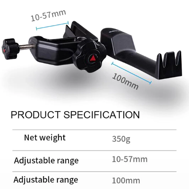 Alctron MAS003 Steel Universal Headphone Destop Mount Holder Hanger Headset Shelf Rack Earphones Stand for Gaming Studio