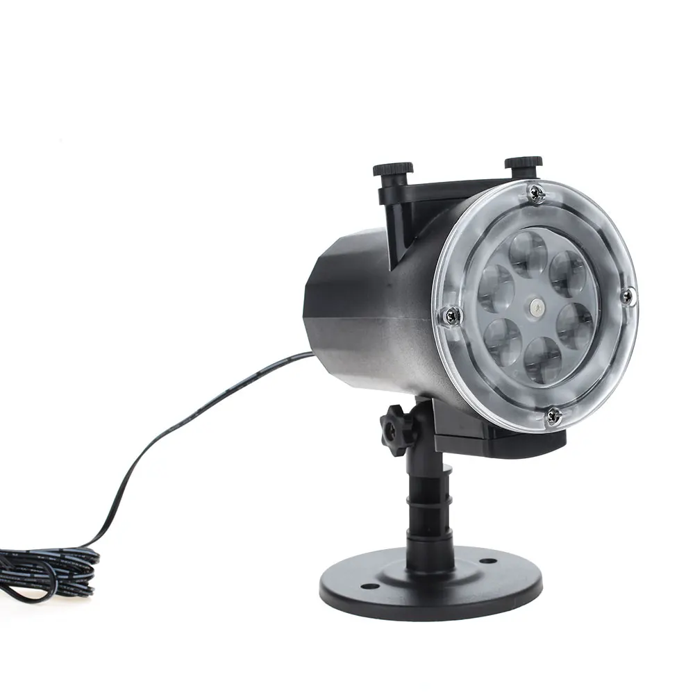 Landscape Lamp LED Moving Christmas Xmas Projector Lights Portable Plastic Indoor Outdoor Lawn Lamp Garden Party Birthday
