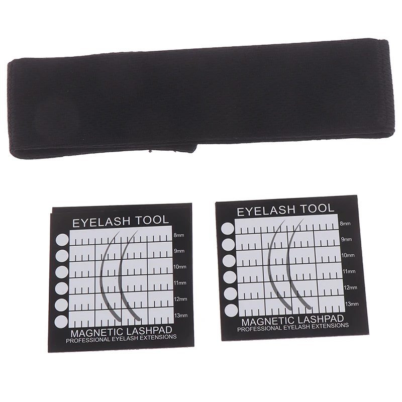 1 комплект(1xHeadband+ 4xMagnetic подвеска Pad) Магнитная повязка Headsacrf наращивания ресниц поддон коврик для ресниц для наращивания ресниц инструмент