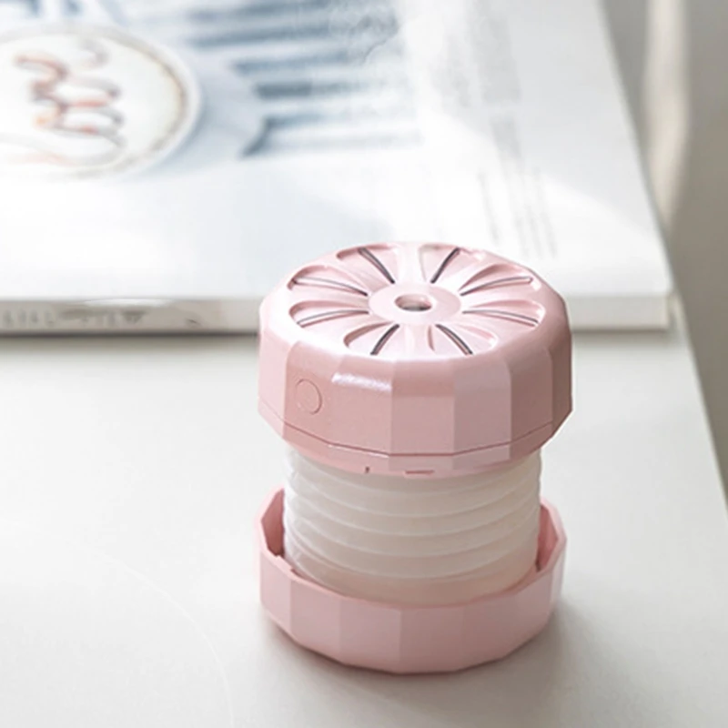 New Car Portable Folding Humidifier Mini Ultrasonic Pulling Air Humidifier LED Night Light USB Aromatherapy Fogger Humidifiers