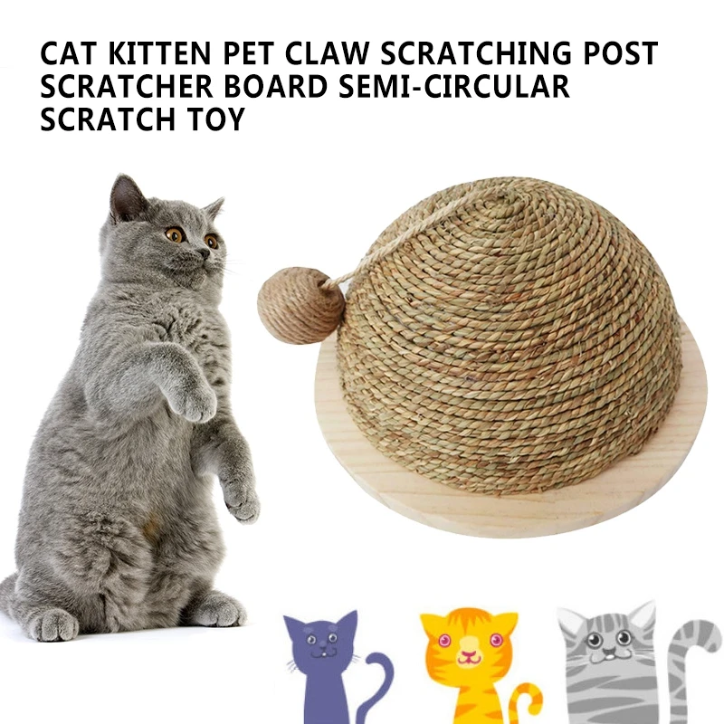 Кошка котенок коготь Когтеточка скребок для доски полукруглый Скребок Игрушка кошки настольные игрушки