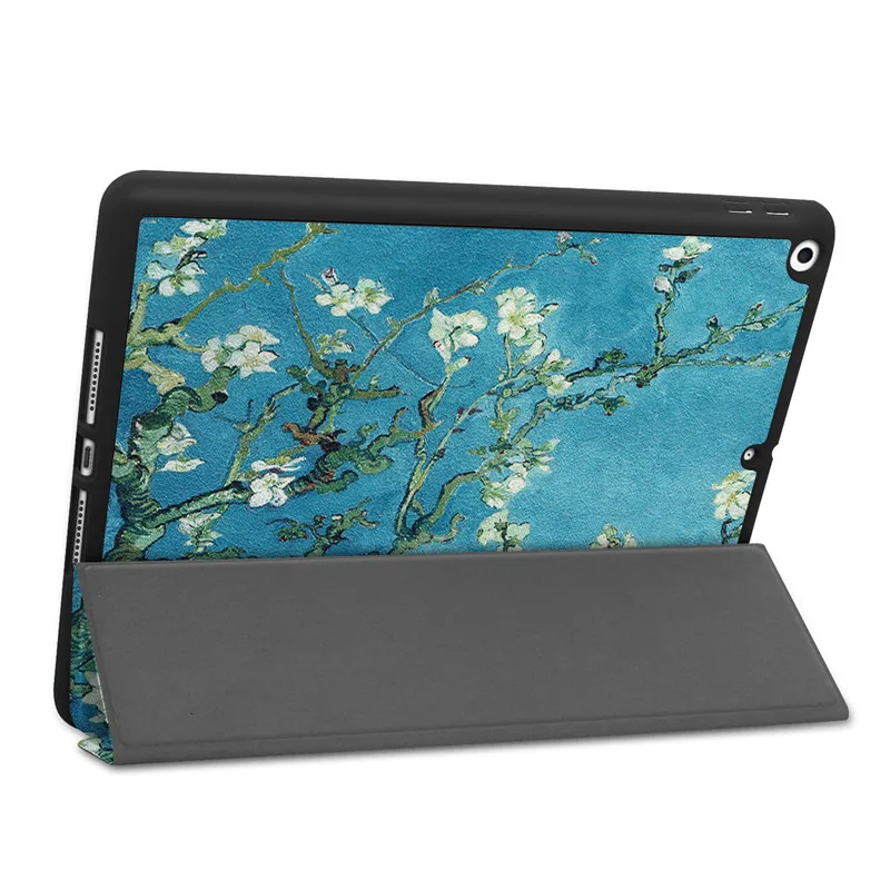 Для apple iPad 10,2 Чехол Мягкий ТПУ чехол для планшета с карандашом умный чехол для iPad 7-го поколения Чехол