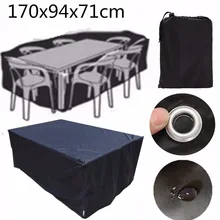 1 шт. 170x94x71 см наружная садовая мебель дождевик водонепроницаемый полиэфирный защитный набор для дивана садовый патио Дождь Снег пылезащитный