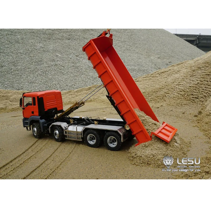 1/14 LESU RC MAN TGS Hydraulic Dumper 8x8 Truck Tipper|Радиоуправляемые грузовики| |
