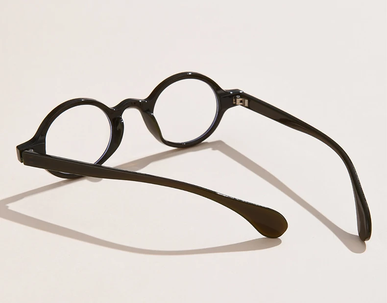 Mai Blume 2021 Neue Lesebrille Für Männer Blau Licht Cut Computer Brillen Rahmen Frauen Runde Retro männer Gläser dioptrien + 2 – Detail 5