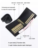 High Grade Crocodile Leather Business Men Wallet bag Fashion High Capacity Man Crocodile Skin wallet Short Multi Card  Purse 50 5