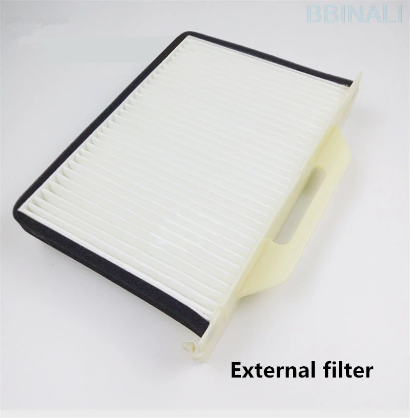 External filter Для экскаватора HITACHI EXZAX100/120/200/210/220-5/6 Экскаватор кондиционер фильтр с фильтрующим элементом аксессуары для экскаватора - Цвет: External filter