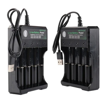 

4 Slot Intelligent Vape Battery Charger 18650 14500 18350 Li-ion
