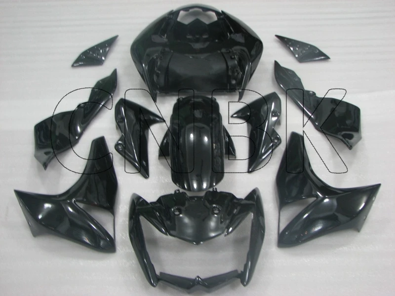 COMPRESSION mold Для Kawasaki Z1000 07 набор для всего тела для Kawasaki Z1000 09 черный Обтекатели Z-1000 2007-2009 кузов - Цвет: COMPRESSION mold