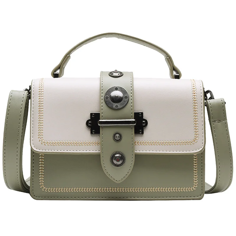 

Women's handbag 2019 new fashion shoulder bag hot hit color handbag