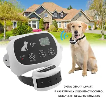 

Pet Anti Barking Control Training Remote Shocker Collar Rechargeable Waterproof Ultrasonic Electric Collar Agility Dog Equipment