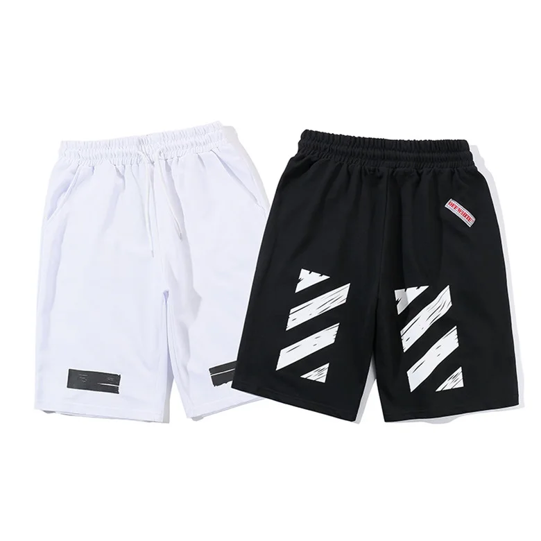 Скидка-белые летние новые продукты европейские и американские шорты Популярные мужские повседневные
