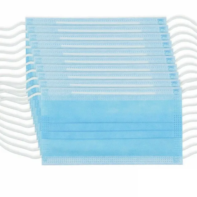

500Pcs/Lot Disposable Masks 3-layer Non-Woven Masks Anti Virus Dust Mouth Face Mask Protection Soft Protective Mask