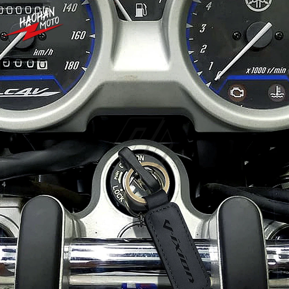 Брелок для ключей из воловьей кожи и Crazy Horse мотоцикла Yamaha V-IXION 150 155 R | Автомобили