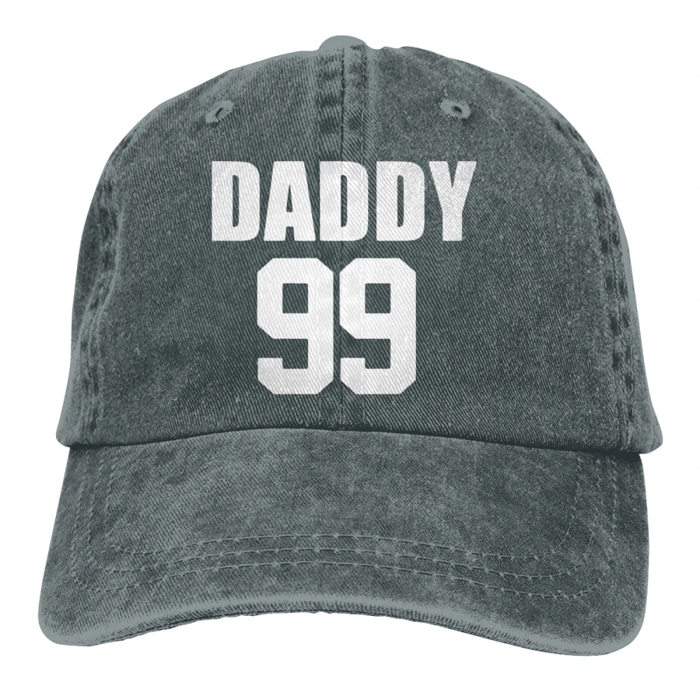 Daddy 99 Casquette черные унисекс Мужские Женские джинсовые бейсболка с ремешком кепки регулируемые Гольф папа шляпа