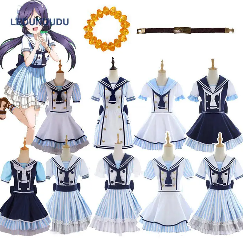 Love Live пиратский непробужденный карнавальный костюм Nico Minami Kotori Tojo Nozomi Nishikino Maki для