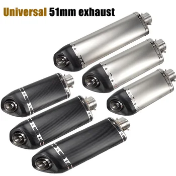 

Slip On Universal Motorcycle Exhaust Muffler DB Killer 51mm Modified Escape Moto For GSXS750 Z900 YZF R6 Ninja400 CBR500 S1000RR