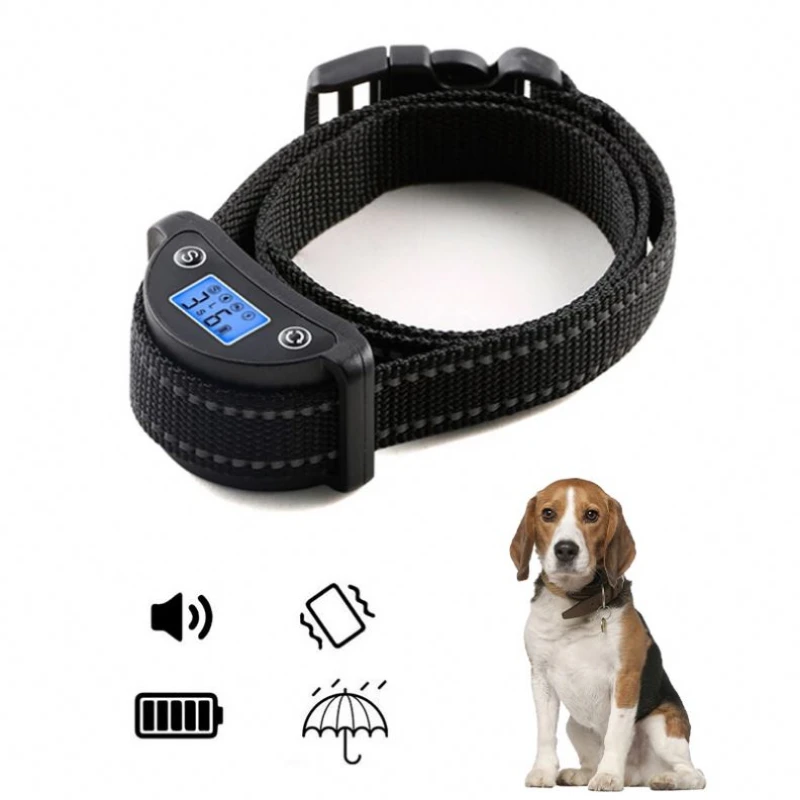 Collar antiladridos recargable para resistente al agua, sin dolor|Localizadores GPS| - AliExpress