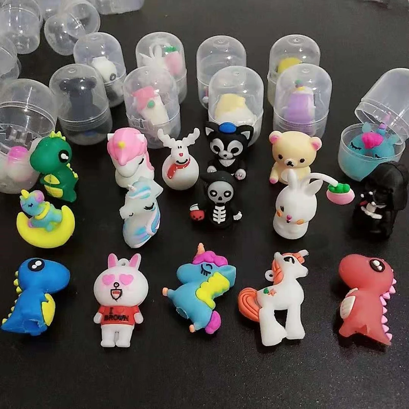 8-20Pcs Cartoon Mixed Style Round Ball Animal Surprised Small Gift Wedding Party Festivals Favors For Guests Children Game Toys