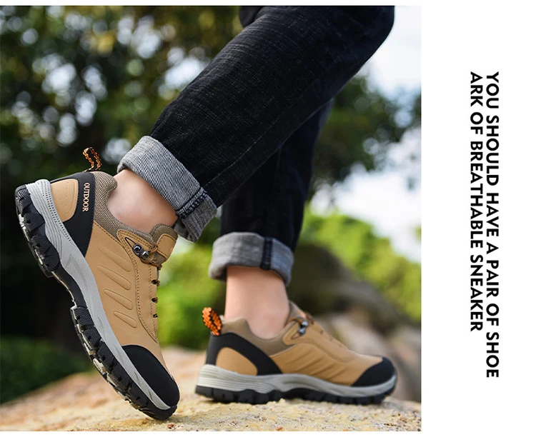 Мужская Уличная походная обувь большого размера 48, горный треккинг, мужская спортивная обувь для ходьбы, удобная обувь для бега
