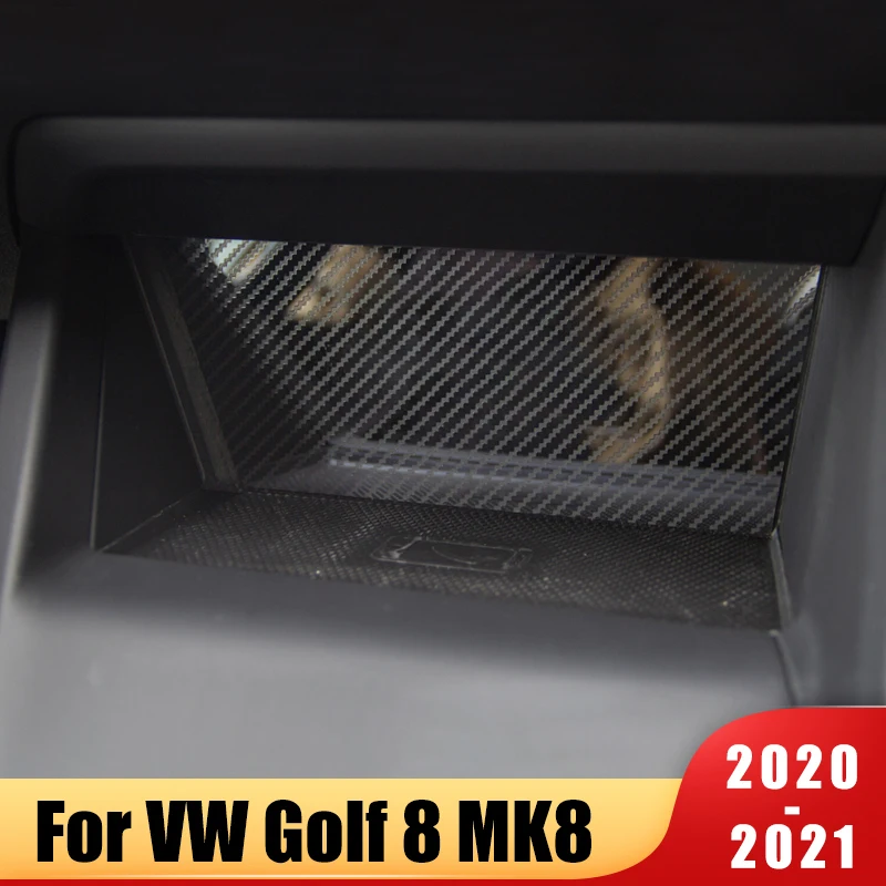 Für Volkswagen VW Golf 8 MK8 2020 2021 2022 Auto Zentralen Lagerung Box Pad  Matte Organizer Lagerung Fall Halter Innen zubehör - AliExpress