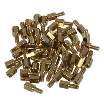 

50 Pcs M3 Male x M3 Female Hex Head PCB Standoffs Spacers 12mm Length