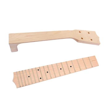 

NEW-23 Inch Ukulele Neck Fingerboard Fretboard DIY for Soprano Concert Tenor Musical Instrument Accessories