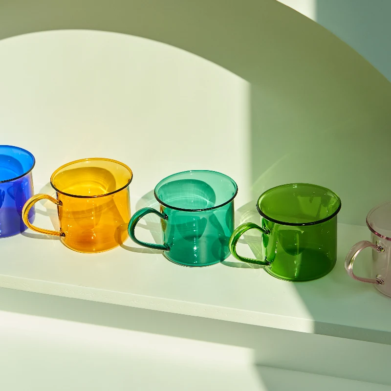 Borosilicate Glass Cups - Set of 6 by Matteo Monni | Multi