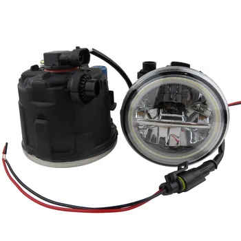 

2Pcs Angel Eyes Fog Lamp Assembly Super Bright Fog Light For NISSAN Note E11 MPV 2006-2015 .