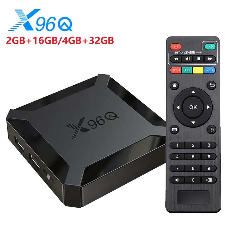 X96q 10 Android Tv Box Allwinner H313 Android 10 X96q 4k Smart Tv Box