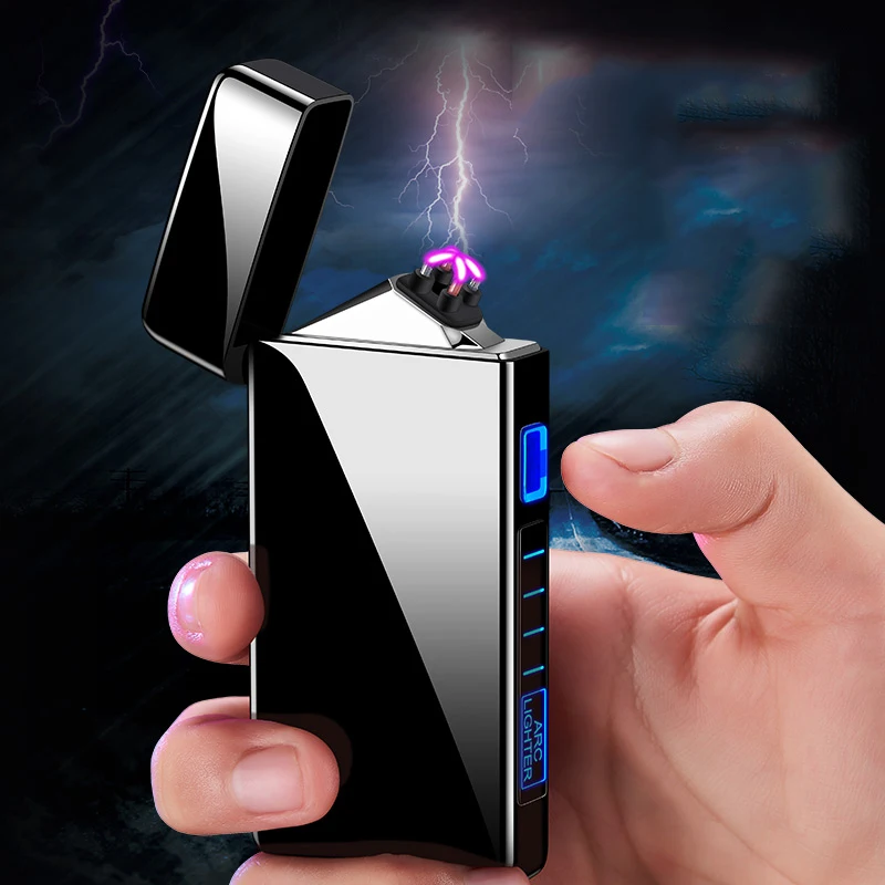 ARC Electric Lighter USB Rechargable Plasma Cigarette Lighter For Windproof Flameless Lighter _ - AliExpress Mobile