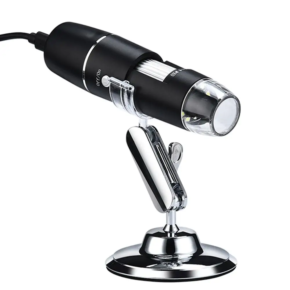 Leds com Suporte Microscópios de Elétrons com 8 Microscópio Handheld Digital Portátil Interface Usb 8 Led 1600x