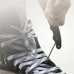Скейт кружева затягиватель ручка держать PP складной Эргономичный дизайн костюм для фигурных роликовых хоккейных коньков Скейт инструмент