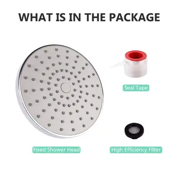 

2020 Comfortable low pressure rain shower head, stainless steel shower head. Universal G1/2 interface