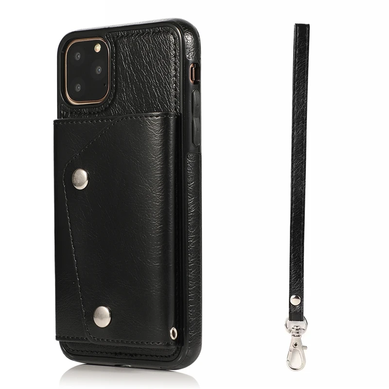 

Leather Case for IPhone 11 Pro XS Max X XR 6 6S 7 8 Plus Flip Wallet Card Holder Cover Protection Phone Bags Mujer Coque